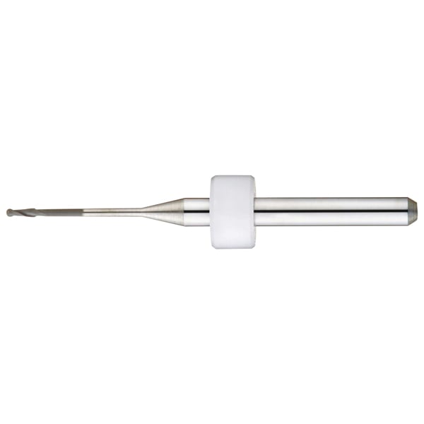 Hansong Milling Burs Sirona Type- 2 NDRB Series, R1.25*4*24*44 - Diamond Coated. Ball Ø: 1.25; Cut