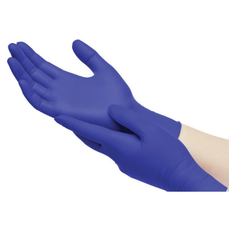 ShieldOn Precision Nitrile Exam Glove, Dark Blue, Small, 200/Bx. Suitable for delicate procedures