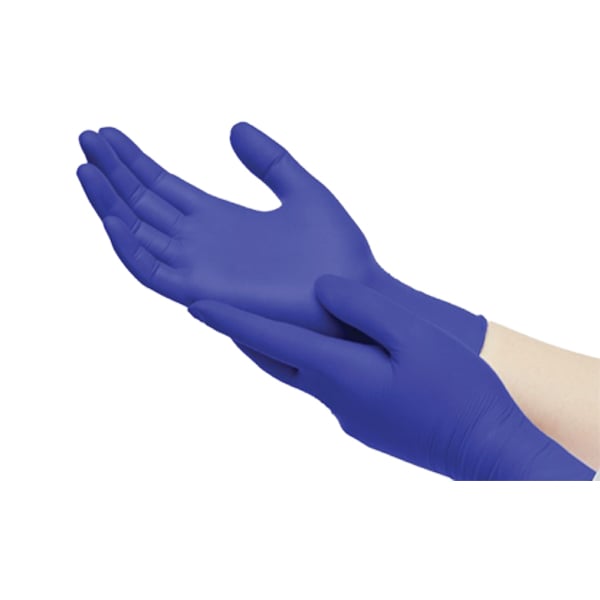 ShieldOn Precision Nitrile Exam Glove, Dark Blue, Small, 300/Bx. Suitable for delicate procedures