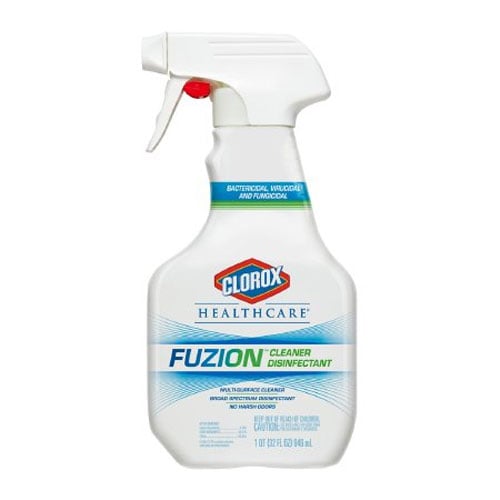 Clorox Fuzion Surface Disinfectant Cleaner, 32 ounce spray bottle 9/cs. Ready-to-use spray