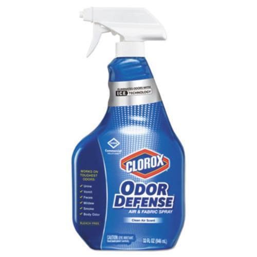 Clorox Odor Defense Air & Fabric Spray, 32 fl oz bottle, 9/cs. Bleach-free