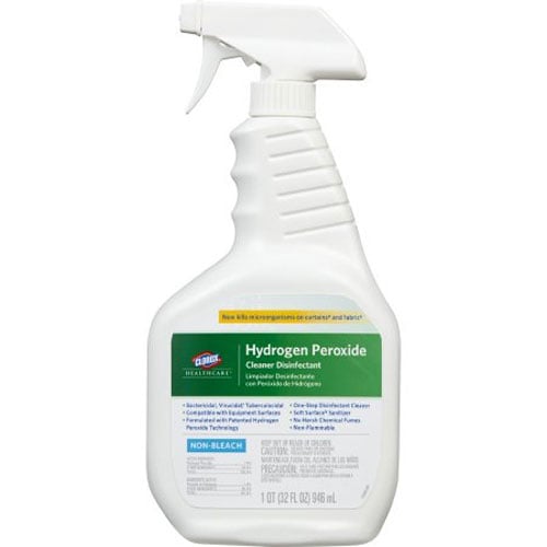 Clorox Hydrogen Peroxide Spray 32 oz. Bottle 9/cs. NonBleach Cleaner