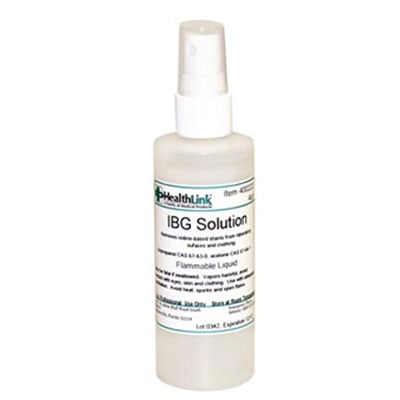 Healthlink Iodine Be Gone (IBG) Solution, 4 oz. Bottle with Pump