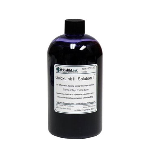 Quicklink III, Solution II, 16 oz. Stain solution