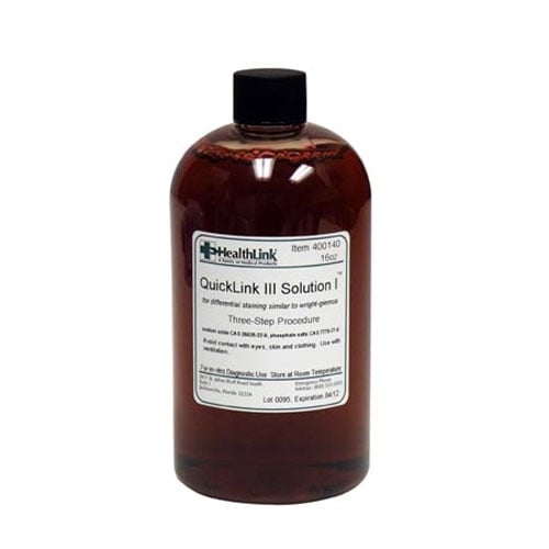 Quicklink III, Solution I, 16 oz. Stain solution