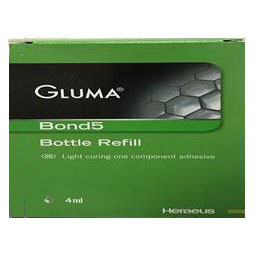 Gluma Bond5 refill, 1 x 4ml bottle. This 5th generation etch & rinse one-bottle adhesive produces