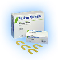 Modern Materials Check Bite Wafers - Hard, Yellow, .125" Thick, Trial Package: 48 per Box