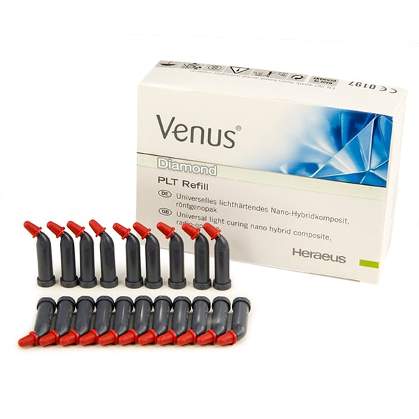 Venus Diamond A2 PLT Nanohybrid Composite. 20 - .25 Gm. Unidose Tips