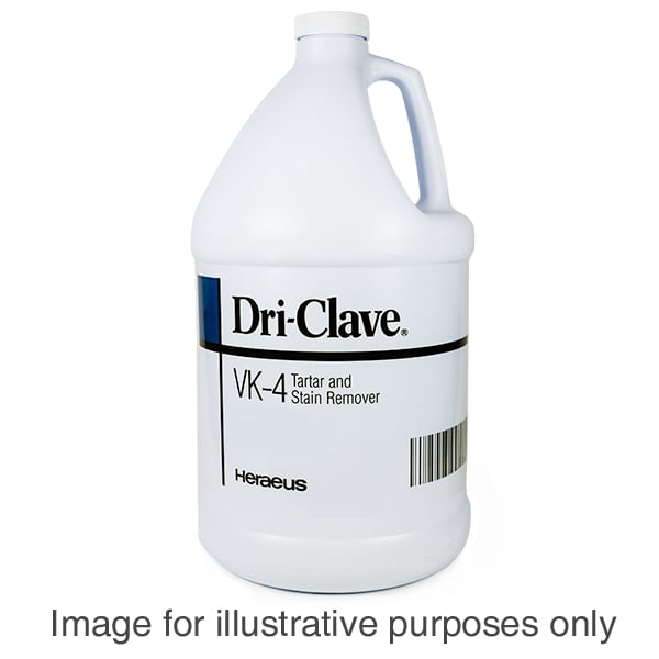 VK 6 Dri-Clave VK 6 - Temporary Cement Remover, pH 13.5 Ultrasonic Liquid - Yellow
