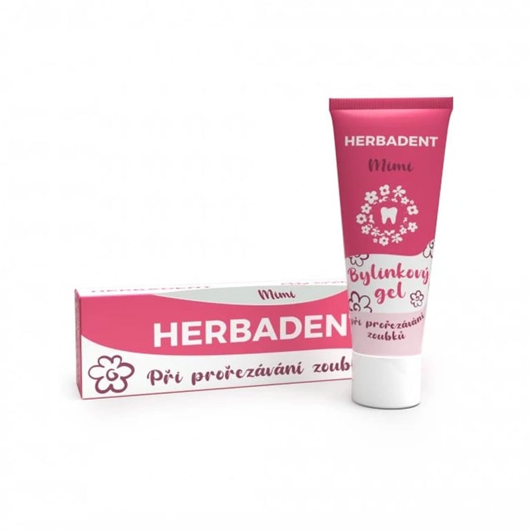 Herbadent Mimi Herbal Gel for Teething, 25g Tube, 1/Pk. Gentle, soothing gel specially designed