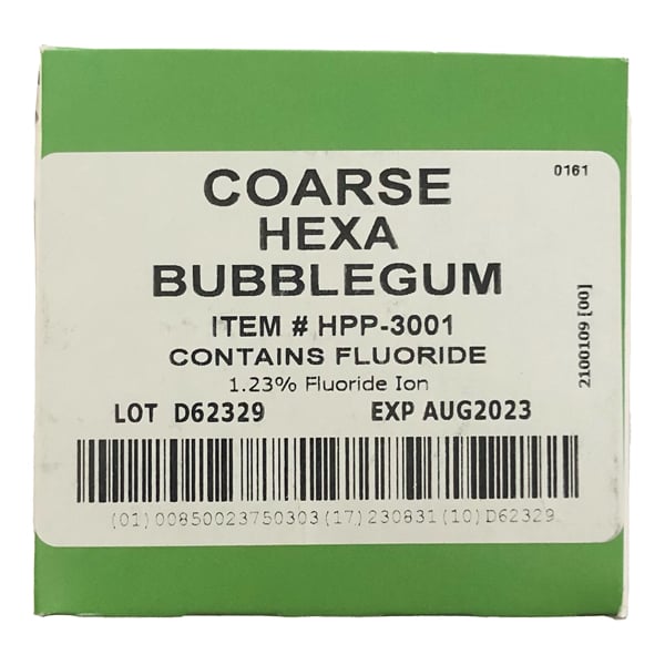 Hexa Prophy Paste 1.23% Fluoride Ion, Coarse, Bub
