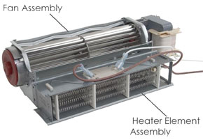 House Brand Fan Assembly, Models: AT2000, Plus and XR, Fan only, Fan: 120VAC, 50/60 Hz, 1/4" tabs