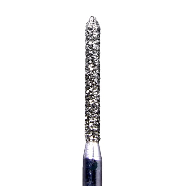 House Brand FG 879.012C Cylinder Beveled End, Coarse Grit Diamond Burs, 10/Pk