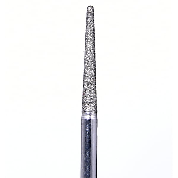 House Brand FG 850.016F Round End Taper, Fine Grit Diamond Burs, 10/Pk