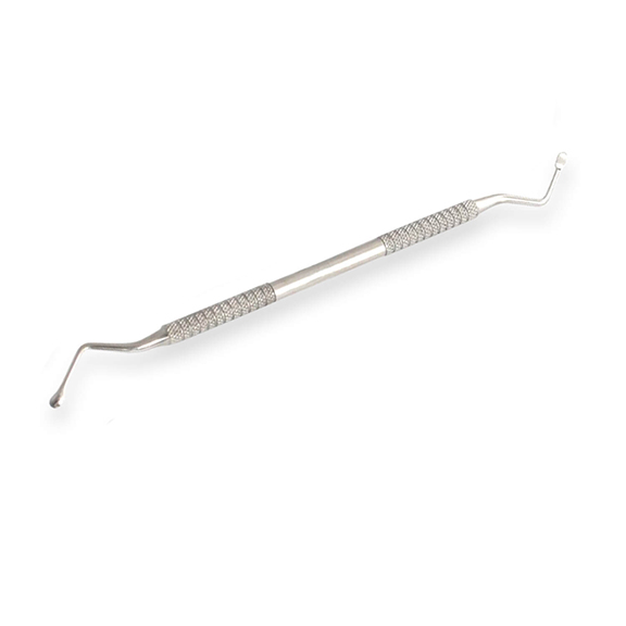 House Brand #87 Lucas Bone Curette DE, Single Instrument. 3.5mm smooth spoon ends
