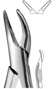 House Brand #69 Upper/Lower fragment or small Root surgical Forceps