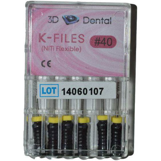 House Brand K-Files Ni-Ti 31 mm #55 6/Box. Nickel