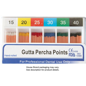 House Brand #15-40 assorted Gutta Percha Points S