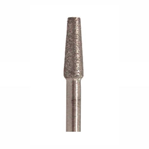 House Brand FG # 847.016 Medium Grit 1.6mm, Flat End Taper Diamond Bur. Length:8 Diameter:016, 5pk