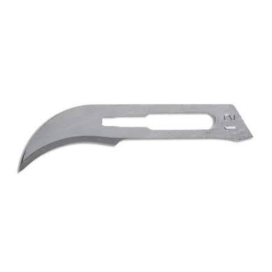 House Brand #12 Sterile Stainless Steel Surgical Scalpel Blade, Box of 100