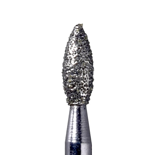 House Brand FG 368.018SC Football Shaped, Super Coarse Grit Diamond Burs, 10/Pk