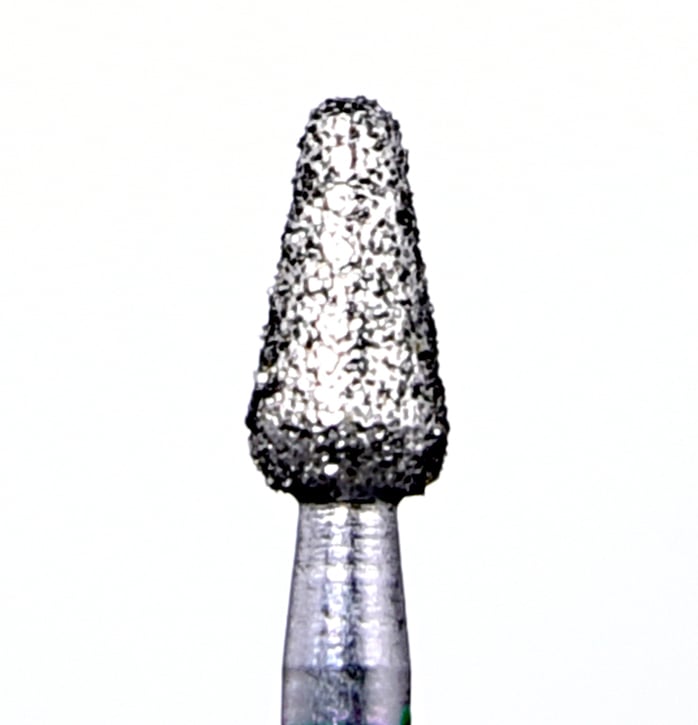 House Brand FG 369.025C Egg/Football Shaped, Coarse Grit Diamond Burs, 10/Pk