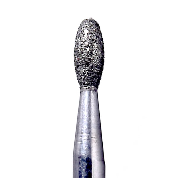 House Brand FG 379.016F Egg Shaped, Coarse Grit Diamond Burs, 10/Pk