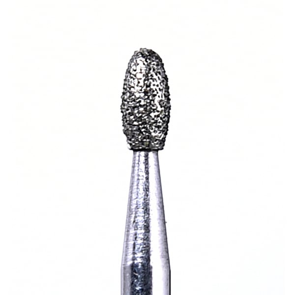 House Brand FG 379.016M Egg Shaped, Medium Grit Diamond Burs, 10/Pk