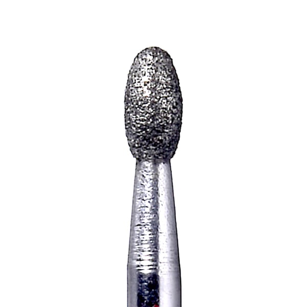 House Brand FG 379.018F Egg Shaped, Fine Grit Diamond Burs, 10/Pk