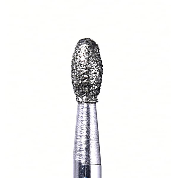 House Brand FG 379.018M Egg Shaped, Medium Grit Diamond Burs, 10/Pk