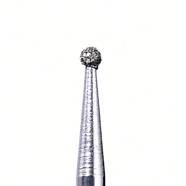 House Brand FG 801.012C Round, Coarse Grit Diamond Burs, 10/Pk