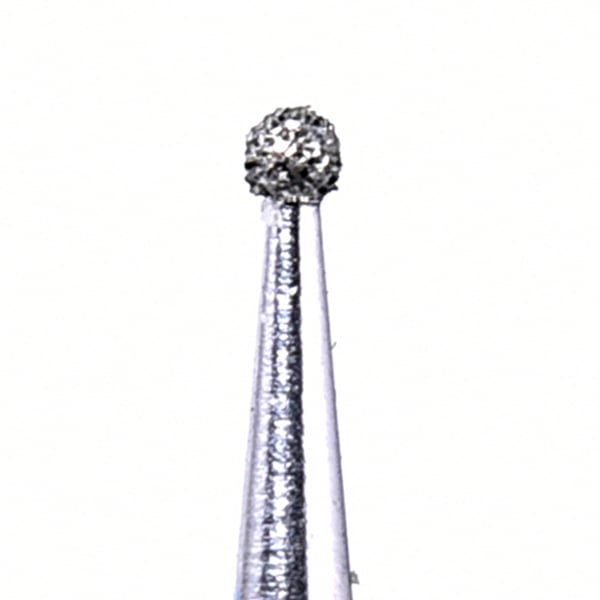 House Brand FG 801.012M Round, Medium Grit Diamond Burs, 10/Pk