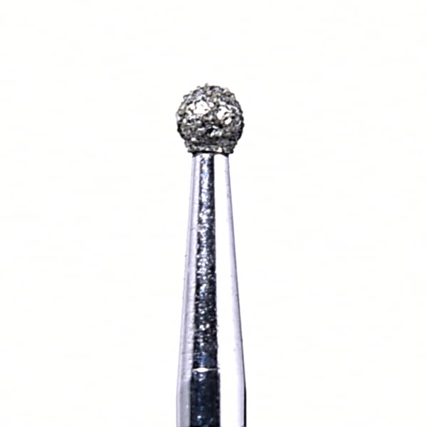 House Brand FG 801.016M Round, Medium Grit Diamond Burs, 10/Pk