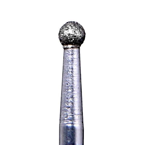 House Brand FG 801.018F Round, Fine Grit Diamond Burs, 10/Pk