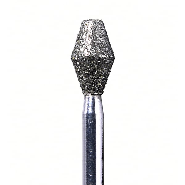 House Brand FG 811.033C Barrell Shaped, Coarse Grit Diamond Burs, 10/Pk