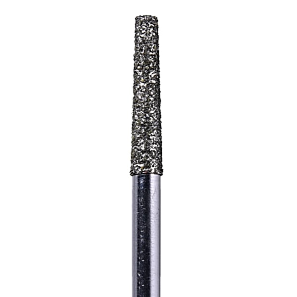 House Brand FG 847.018M Flat End Taper, Medium Grit Diamond Burs, 10/Pk