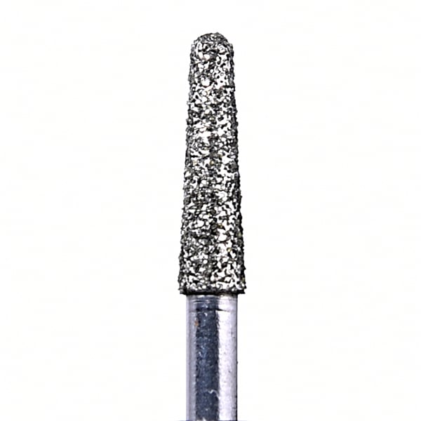 House Brand FG 856.018C Round End Taper, Coarse Grit Diamond Burs, 10/Pk