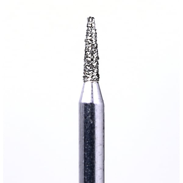 House Brand FG 860.010M Flame Shaped, Medium Grit Diamond Burs, 10/Pk