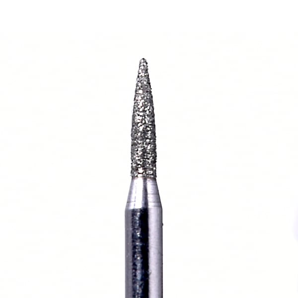 House Brand FG 861.012F Flame Shaped, Fine Grit Diamond Burs, 10/Pk
