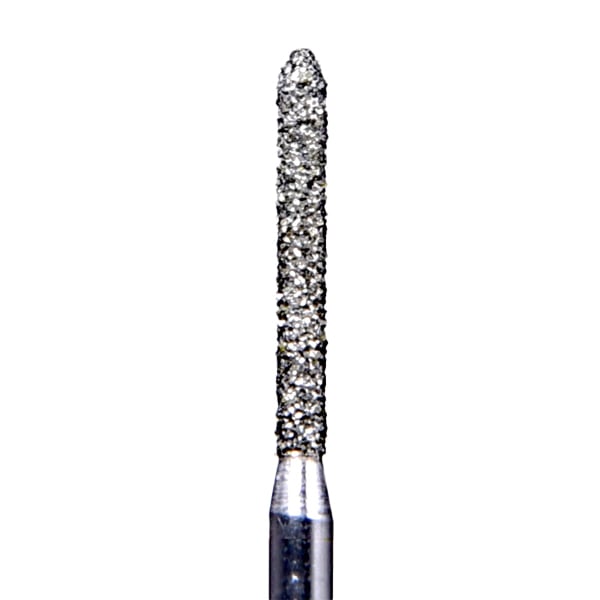 House Brand FG 886.012C Cylinder Beveled End, Coarse Grit Diamond Burs, 10/Pk