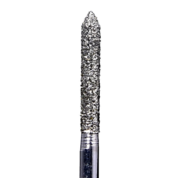 House Brand FG 886.016C Cylinder Beveled End, Coarse Grit Diamond Burs, 10/Pk