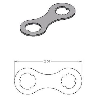 House Brand Back Cap Wrench for W&H Synea TA-97 LED/TA-98 LED/400 Series TG-97