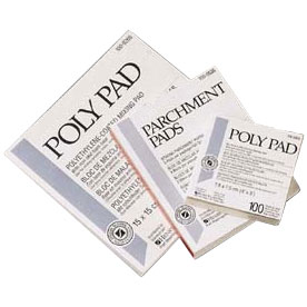 House Brand 3" x 6" Poly Coated Mixing Pad, Single Pad