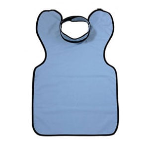 House Brand Adult Light Blue Lead Apron with Collar