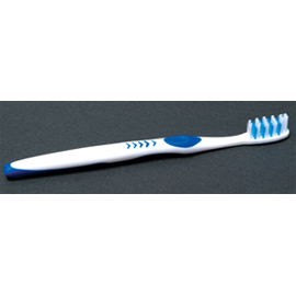 House Brand Adult Opaque Toothbrush with Action Tip, 37 Tufts, Soft, Straight handle with compact