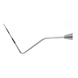 House Brand CP-12 color-coded single end probe (3-6-9-12 mm) with #6 Large 3/8" Round Lightweight