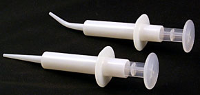 House Brand Disposable syringes designed for use with Rubber Base & Silicone light body impression