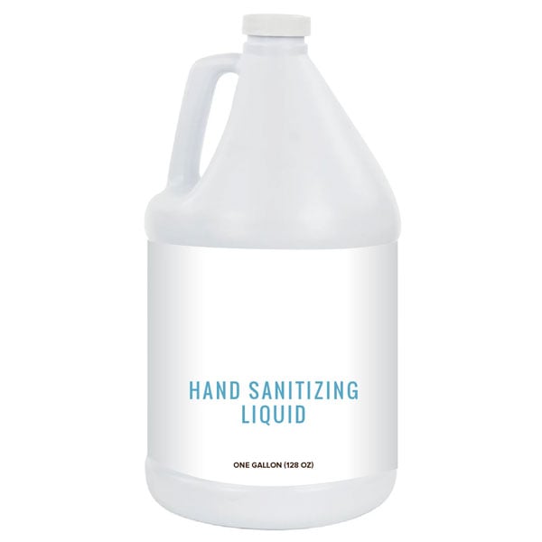 House Brand Hand Sanitizing Liquid Gallon Bottle Alcohol Antiseptic