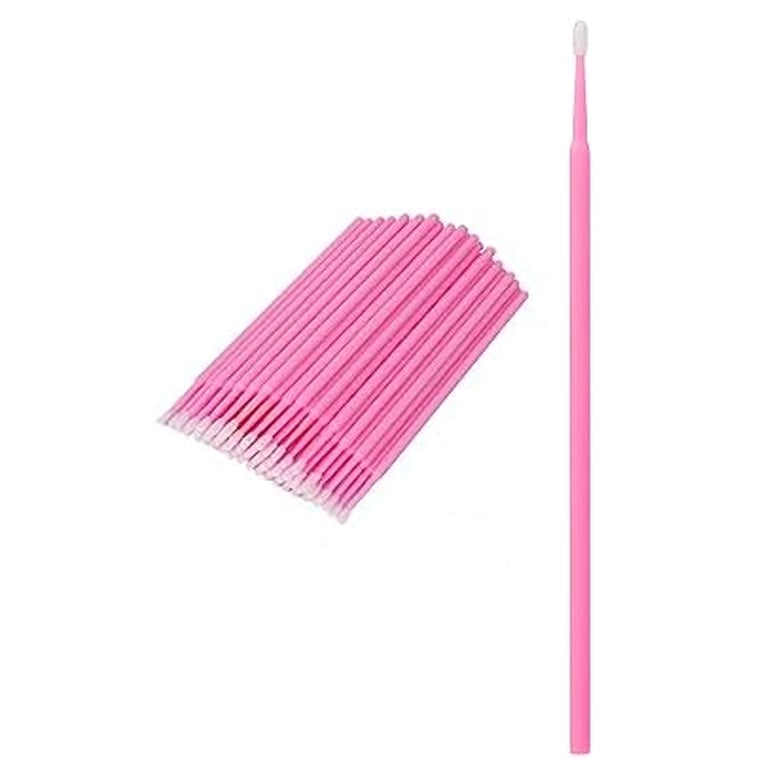 House Brand Regular Tip Micro Applicator Brushes - Pink. Tube pack of 400