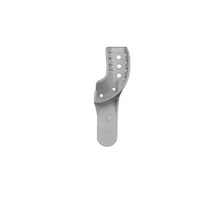 House Brand #7 Disposable Perforated Upper Left/Lower Right Left Quadrant Plastic Impression Tray
